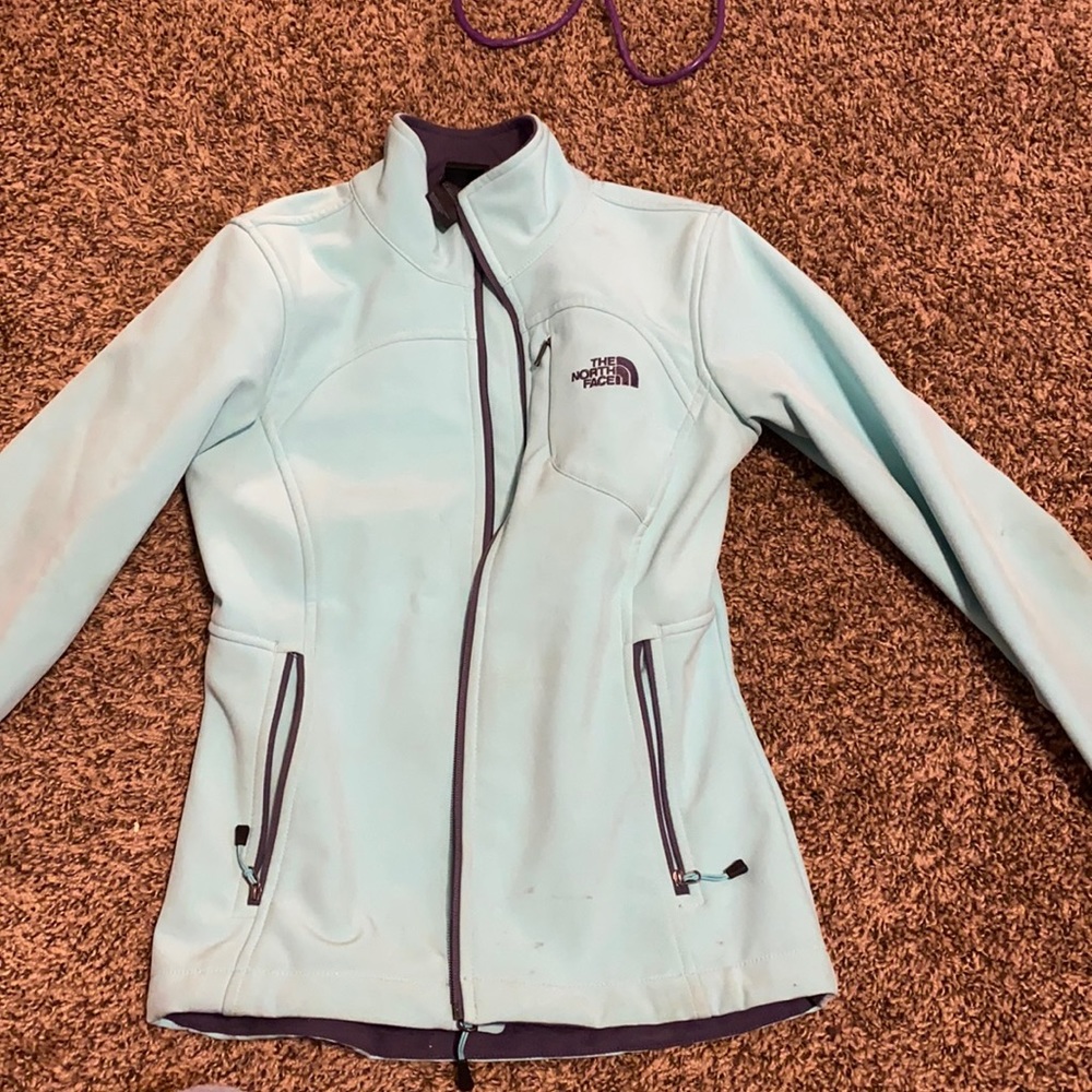 Mint Green North Face Jacket
